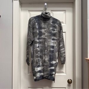 Sweatshirt Dress, Grey Camo or Tie Dye, S
